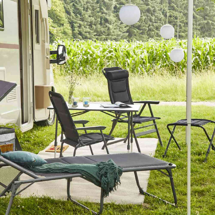 SIENA GARDEN Campingliege Premium anthrazit